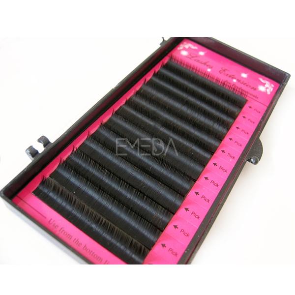 Matte individual eyelash extensions S39